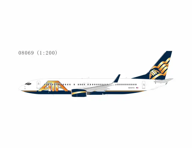 NG08069 NGmodels Boeing 737-800 飞机模型