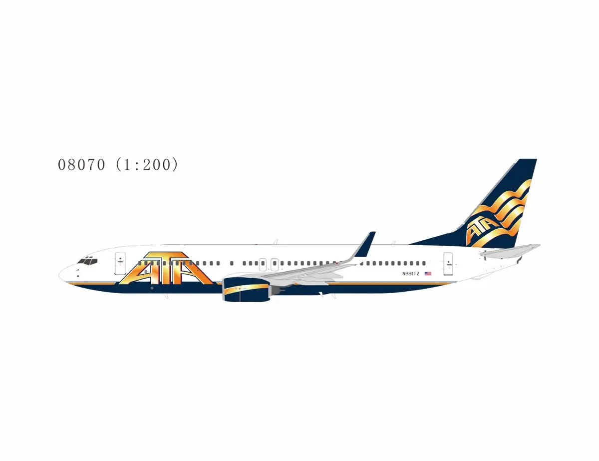 NG08070 NGmodels Boeing 737-800 飞机模型