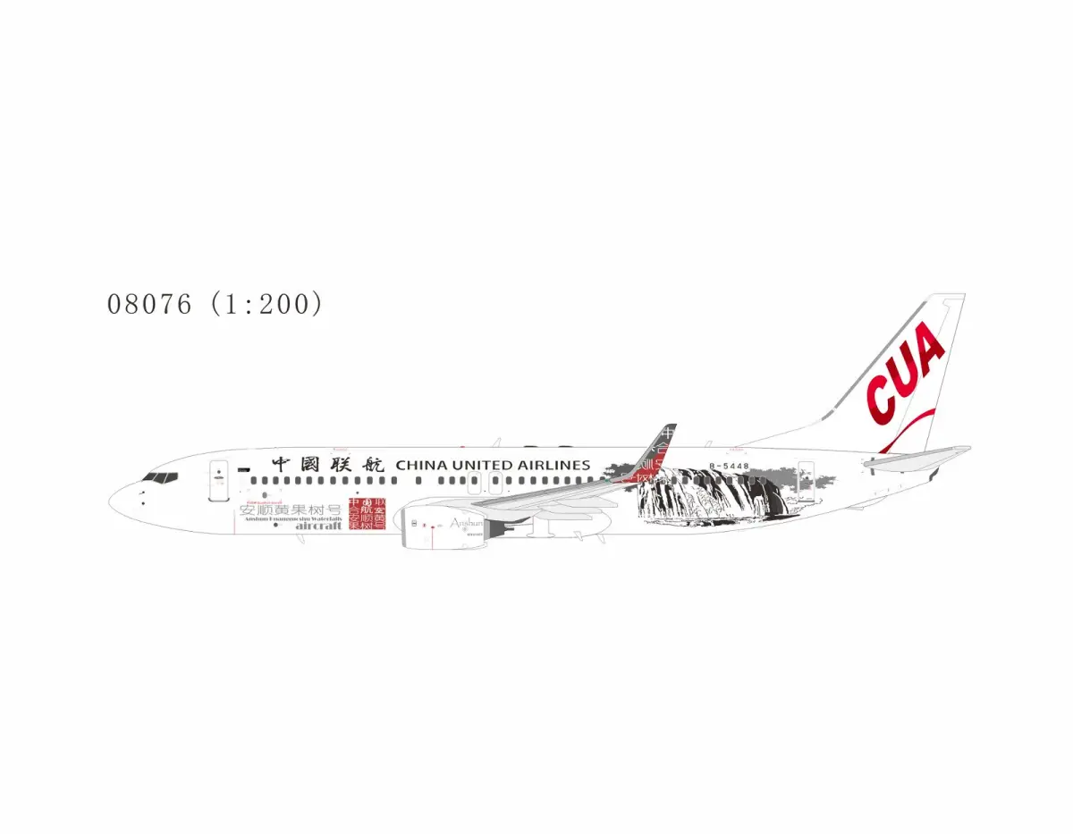 NG08076 NGmodels Boeing 737-800 飞机模型