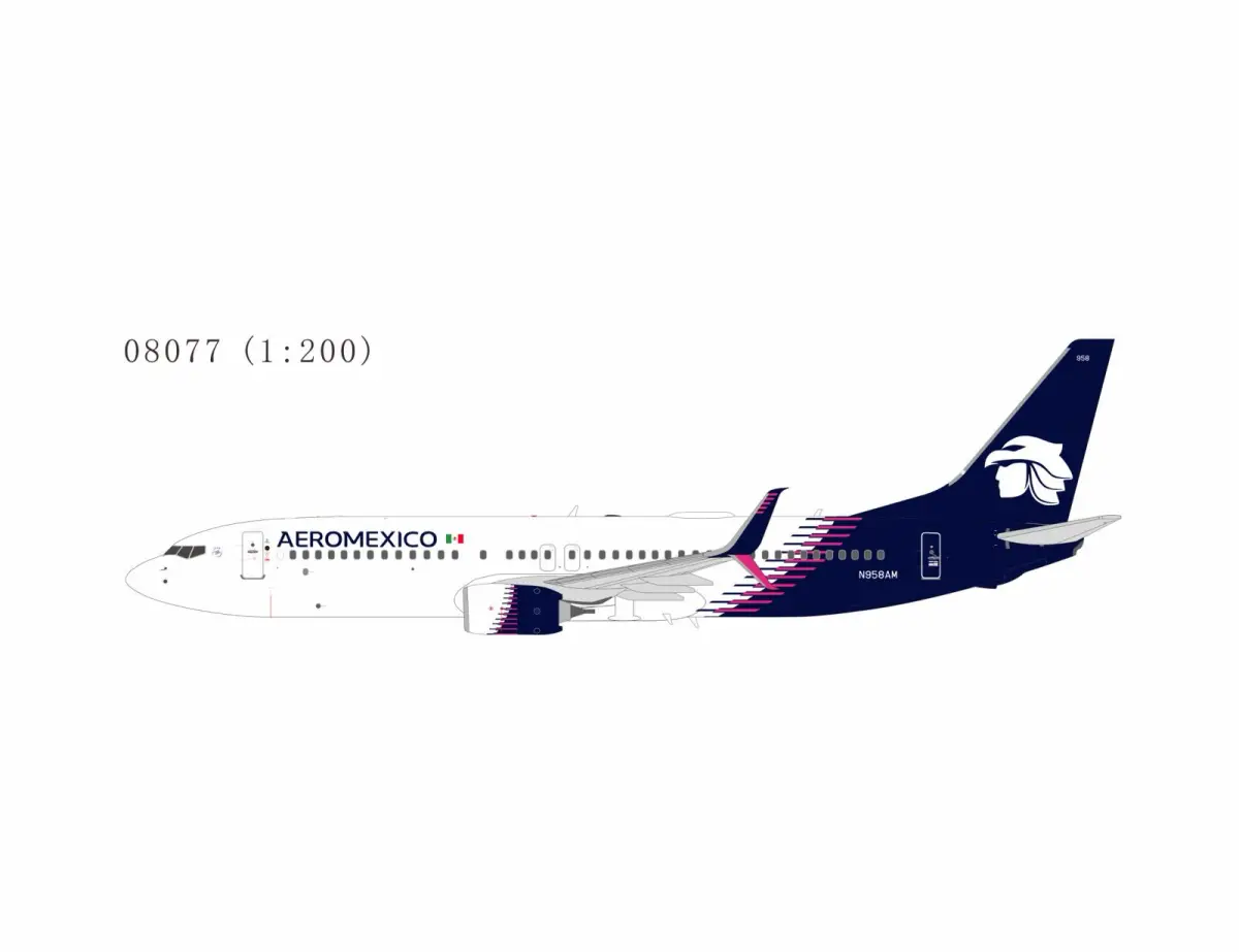 NG08077 NGmodels Boeing 737-800 飞机模型