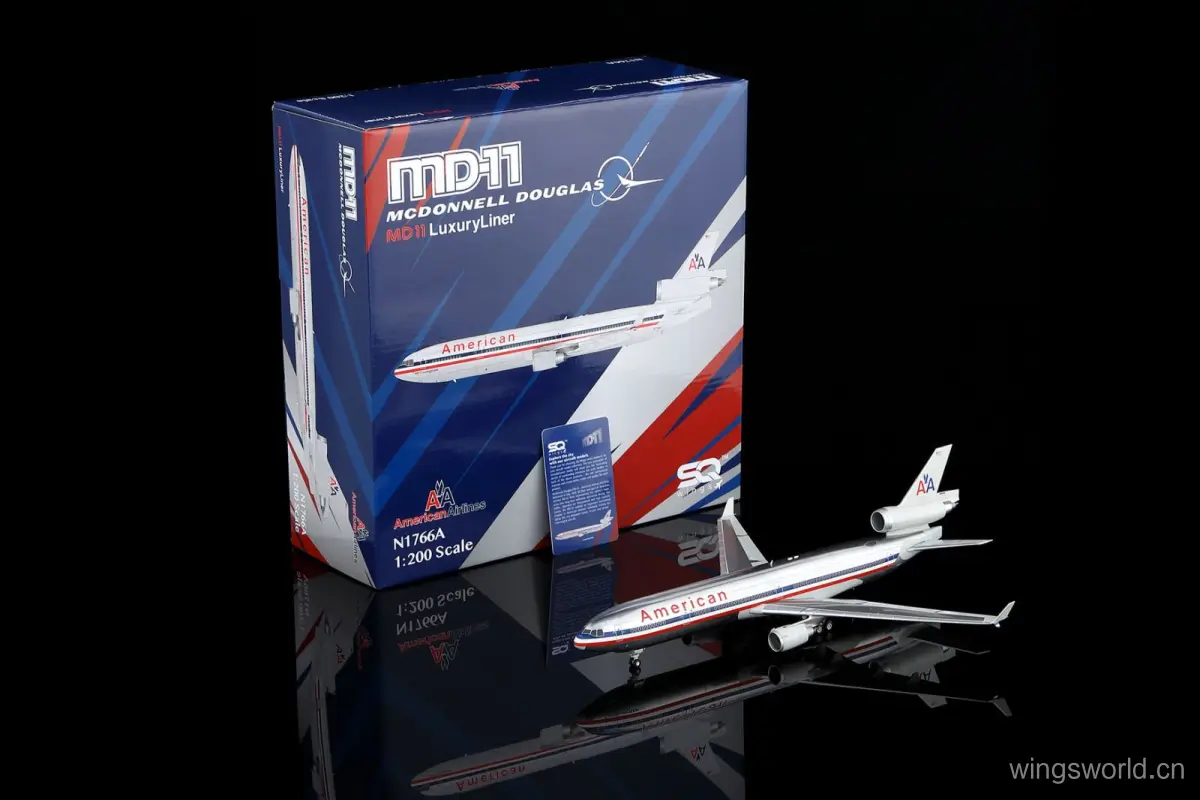 L2227 SQ Wings McDonnell Douglas MD-11 飞机模型
