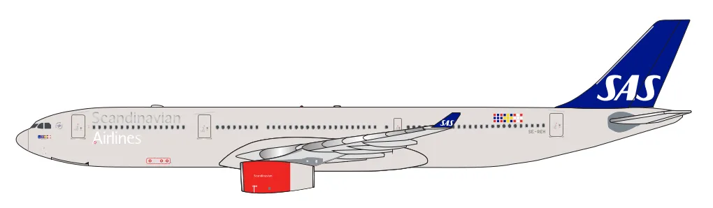 SAS126114 Aether Airbus A330-300 飞机模型