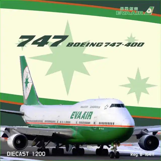 LL274401 LLwings Boeing 747-400 飞机模型
