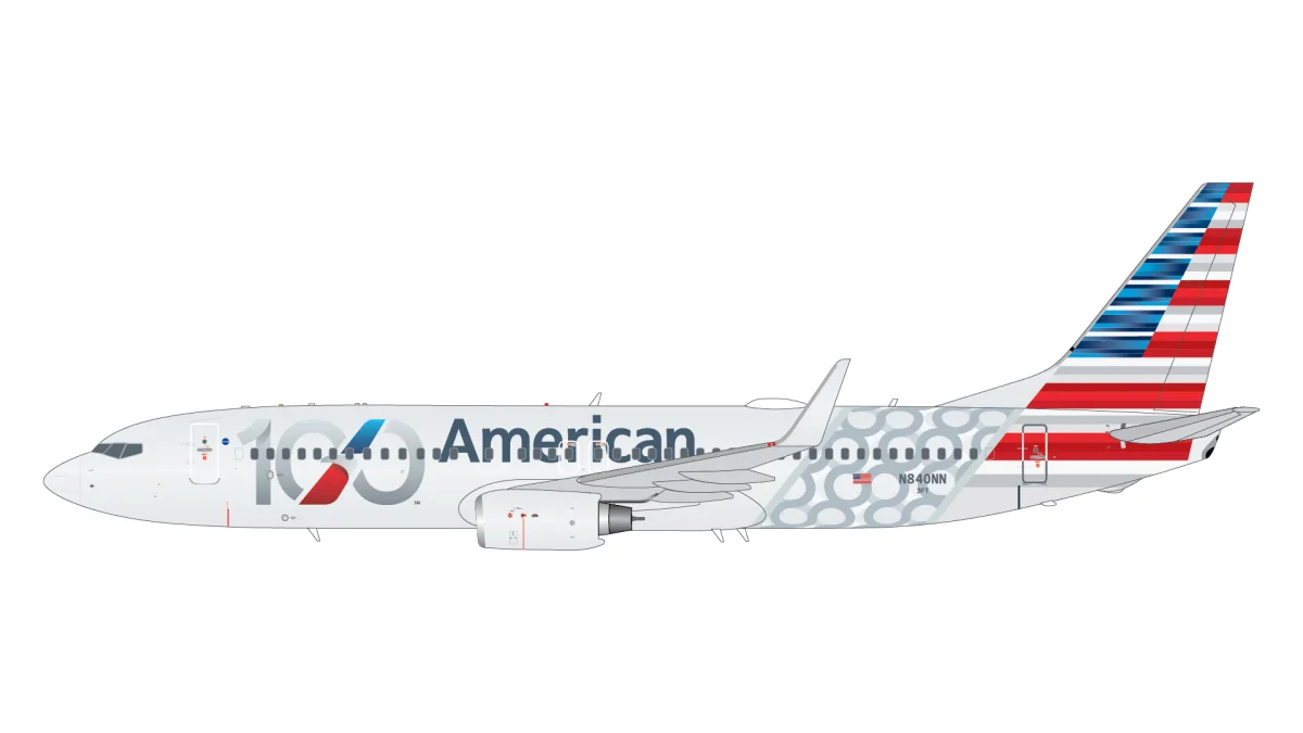G2AAL1519 Geminijets Boeing 737-800 飞机模型