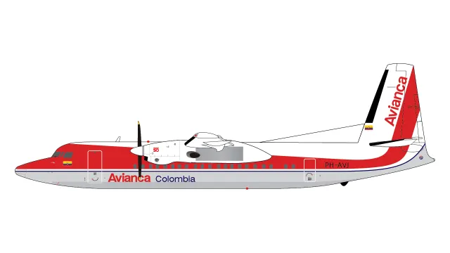 G2AVA1500 Geminijets Fokker 50