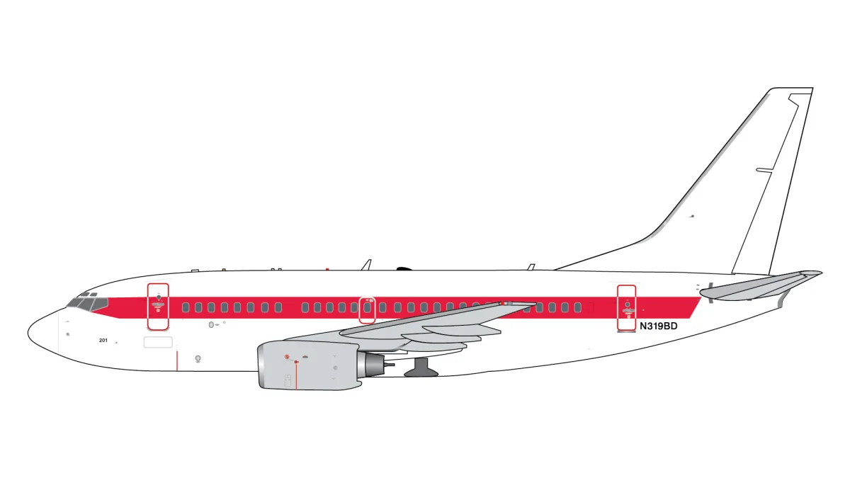 GJEGG2419 Geminijets Boeing 737-600 飞机模型