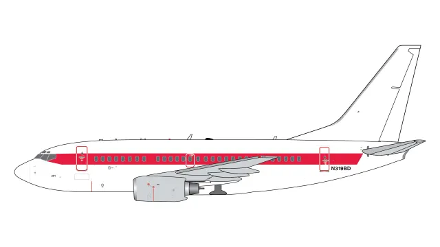 GJEGG2419 Geminijets Boeing 737-600 飞机模型